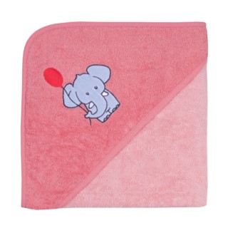 Elefant silver pink-koralle Kapuzen-Bt.  100/100