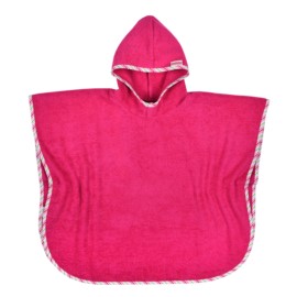 Uni beere Bade-Poncho Gre 60x75 cm