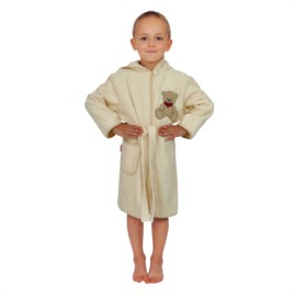 .Teddy II natur Kinder-Bademtl. Gr. 110/116