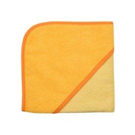 Uni hellgelb/goldgelb Kapuzen-Bt. Gre 80x80 cm