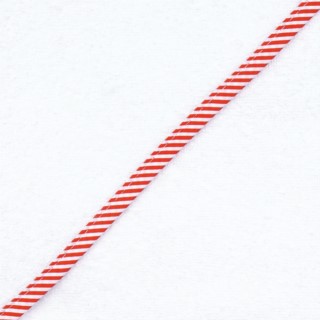 uni weiss-Streifen rot
