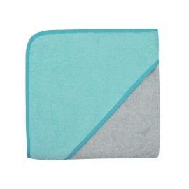 Uni chrom-blaugrn Kapuzen-Bt. Gre 80x80 cm