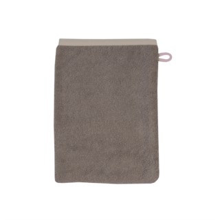 Uni hellbraun Waschhandschuh 
