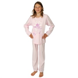 Md. Single-Schlafanzug St. Lucia ros Gr.116-152