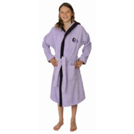 Mdchen-Bademantel Face2Face lila Gre 140