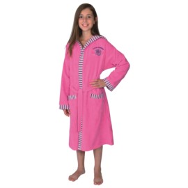 Mdchen-Bademantel Water lily orchidee Gre 140