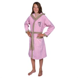 Mdchen-Bademantel Angel altrosa Gre 116-140