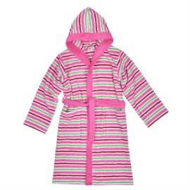 Mdchen-Bademantel Ringel orchidee Gre 128-164