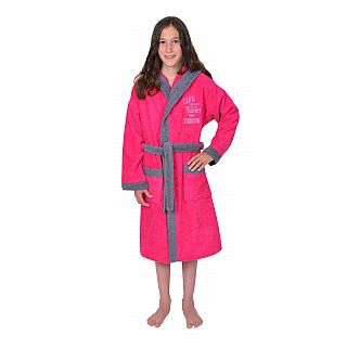 M�dchen-Bademantel Life beere Gr��e 128-176