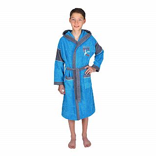 Kn. Bademantel Avenue petrol Gr��e 128-176