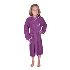 Mdchen-Bademantel St. Lucia mauve Gre 104-140