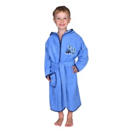 Kn. Bademantel Jeep ciel Gre 104-140