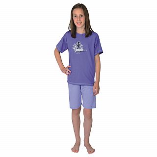 Md. Single-Shorty 2-tlg. Fashion lavendel Gr. 140