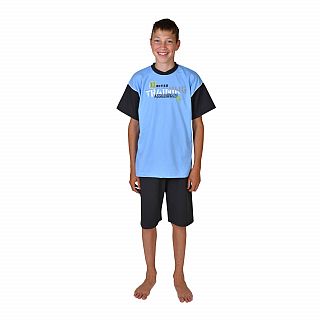 Kn. Shorty 2-tlg. Training hellblau Gr��e 116-164