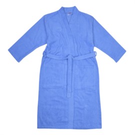 Da./He. Bademantel Kimono azur Gre S-XL