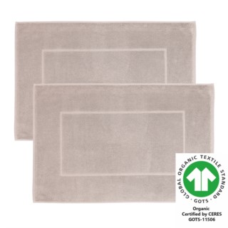 Badteppich M 50x70 cm 2er Pack greige 212