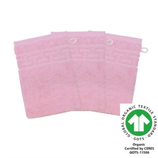 Waschhandschuh 17x22 cm 3er Pack perle