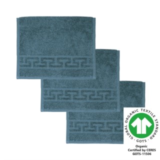 G�stetuch 30x50 cm 3er Pack tiefseeblau