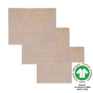 G�stetuch 30x50 cm 3er Pack mandel