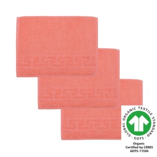 G�stetuch 30x50 cm 3er Pack peach pink