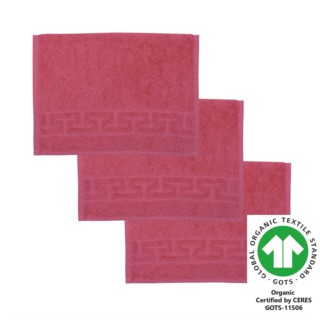 G�stetuch 30x50 cm 3er Pack preiselbeer