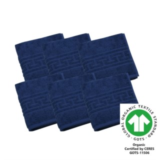 Handtuch 50x100 cm 6er Pack nachtblau