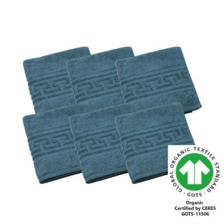Handtuch 50x100 cm 6er Pack tiefseeblau