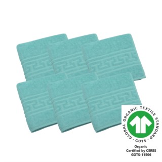Handtuch 50x100 cm 6er Pack aqua sky
