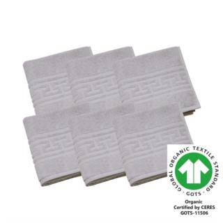 Handtuch 50x100 cm 6er Pack chrom