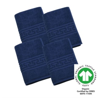 Duschtuch 70x140 cm 4er Pack nachtblau