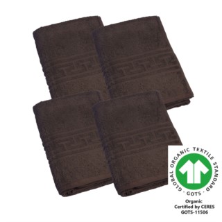 Duschtuch 70x140 cm 4er Pack coffee