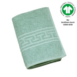 Jacquard M GOTS cloud blue Duschtuch 70x140 cm