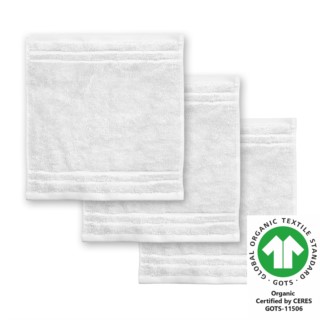 Seiftuch 30x30 cm 3er Pack reinwei� 101
