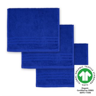 G�stetuch 30x50 cm 3er Pack k�nigsblau 320