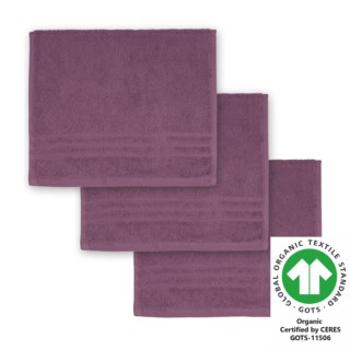 G�stetuch 30x50 cm 3er Pack light mauve 363