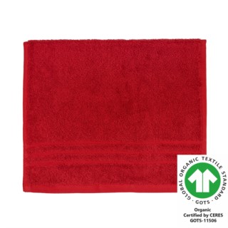 G�stetuch 30x50 cm feuerrot 700