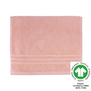 G�stetuch 30x50 cm silver pink 744