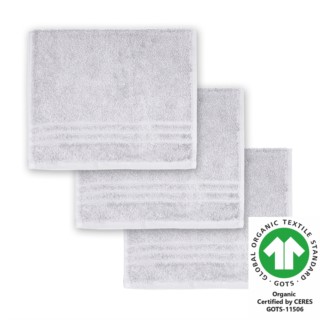 G�stetuch 30x50 cm 3er Pack chrom 803