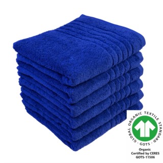Handtuch 50x100 cm 6er Pack k�nigsblau 320