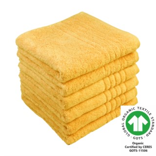 Handtuch 50x100 cm 6er Pack safran 509