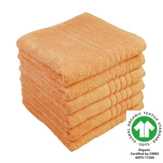 Handtuch 50x100 cm 6er Pack camel 546