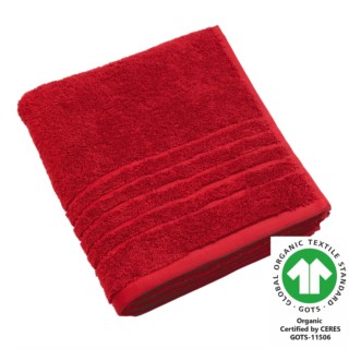 Handtuch 50x100 cm feuerrot 700