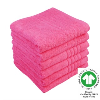 Handtuch 50x100 cm 6er Pack rosenpink 756