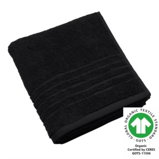 Handtuch 50x100 cm schwarz 800