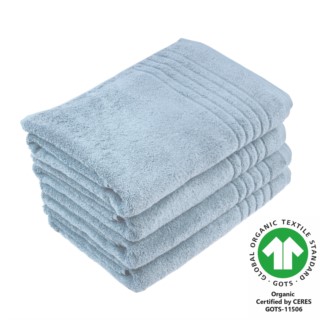 Duschtuch 70x140 cm 4er Pack stahl 306