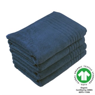 Duschtuch 70x140 cm 4er Pack dunkelblau 342