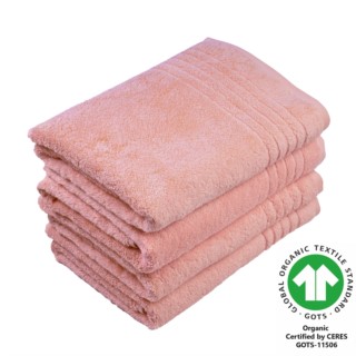 Duschtuch 70x140 cm 4er Pack silver pink 744