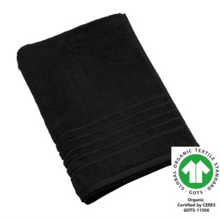 Duschtuch 70x140 cm schwarz 800