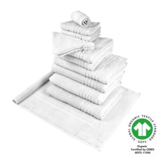 Organic feeling Badfrottier reinweiss 101