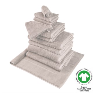 Organic feeling Badfrottier greige 212